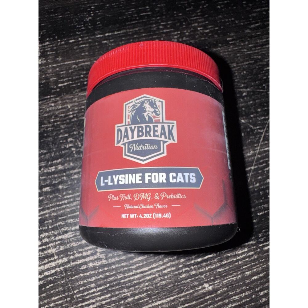 Daybreak Nutrition L-Lysine For Cats Powder Natural Chicken Flavor 4.2oz
